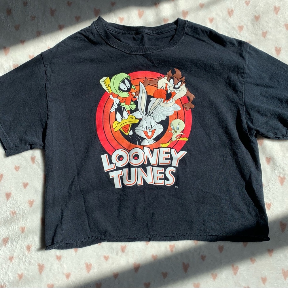 Looney tunes cropped tee